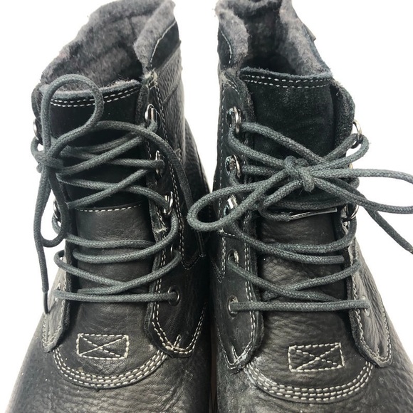 Clarks Black Leather Goretex Waterproof Men's Boot - Picture 5 of 7